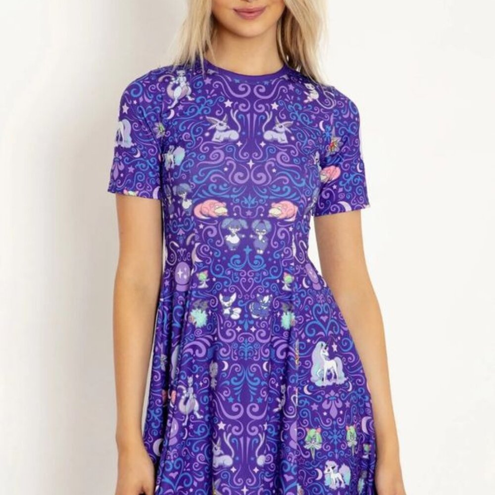 Psychic-Type Longline Evil Tee Dress - M
